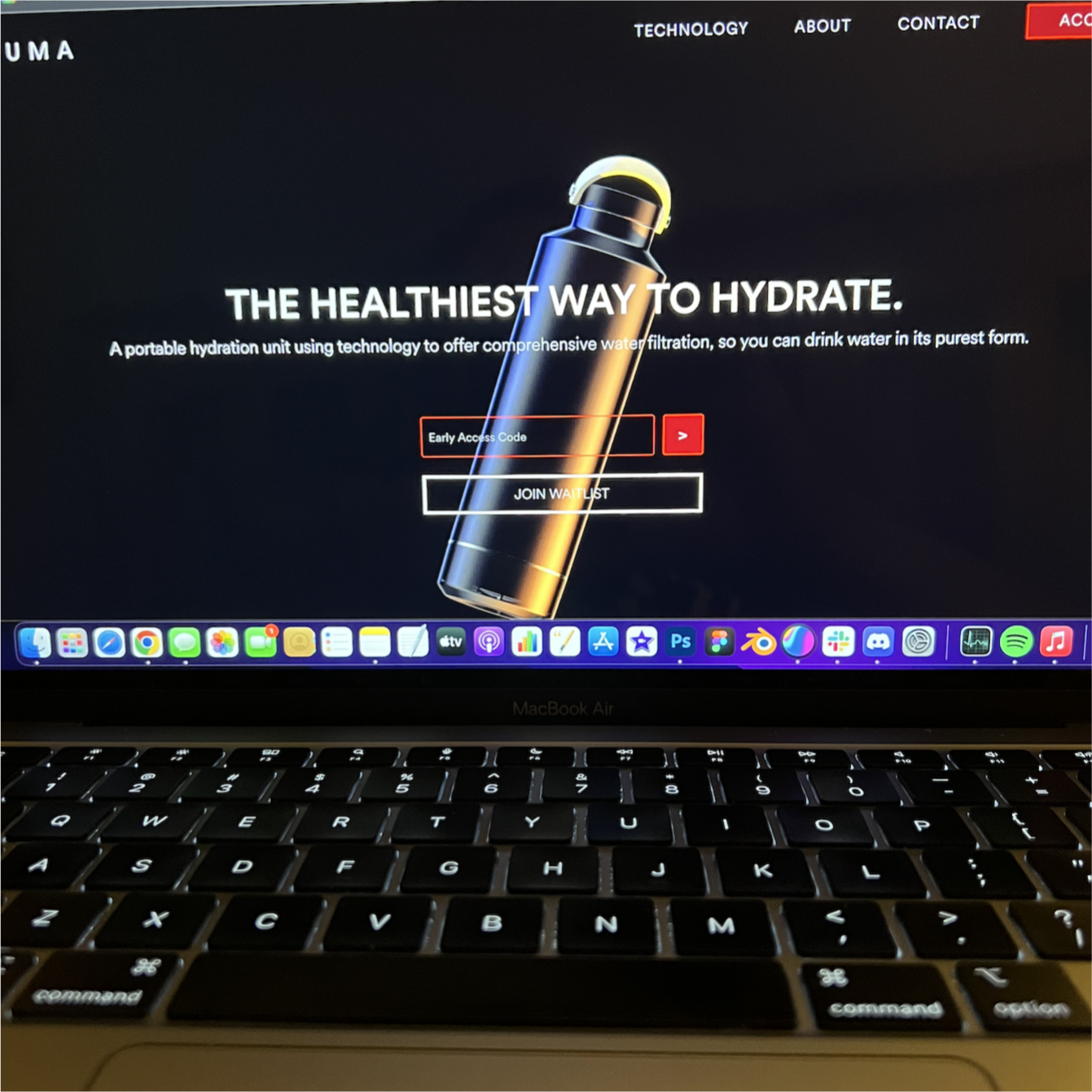 Designing our first website iteration